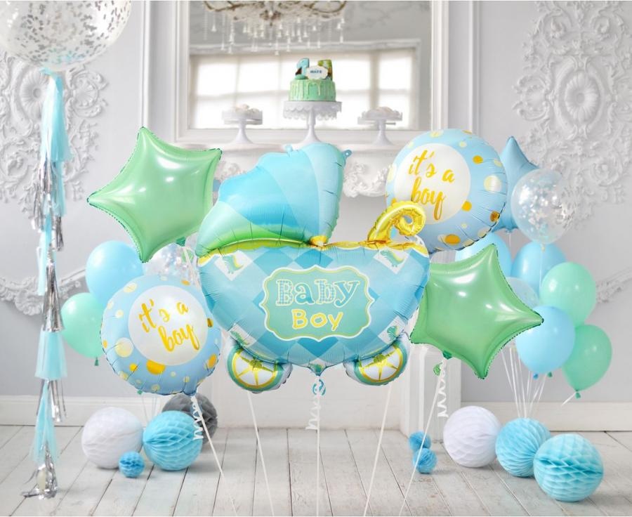Baby Boy Stroller - SET of 5 pieces