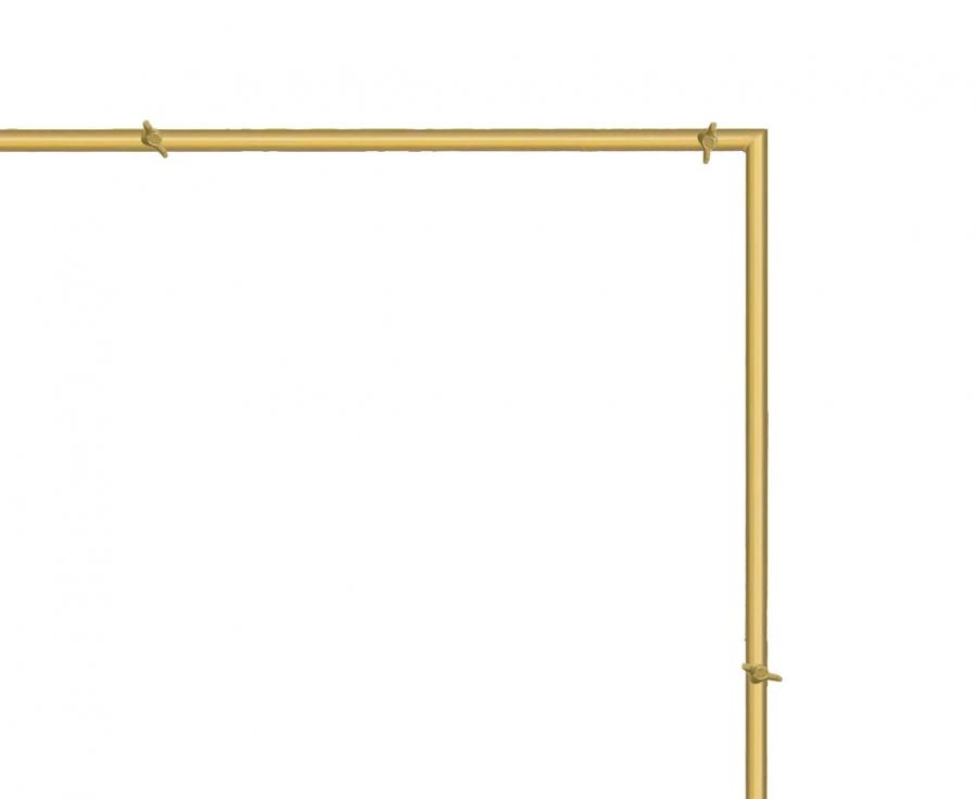 FRAME - SQUARE - Gold - 210x210cm