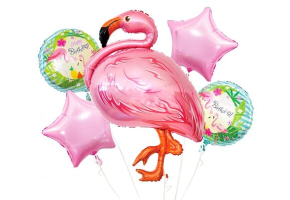 Flamingo - SET of 5 pcs