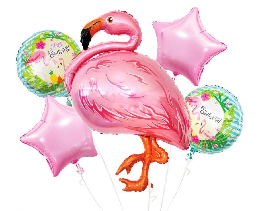 Flamingo - SET of 5 pieces