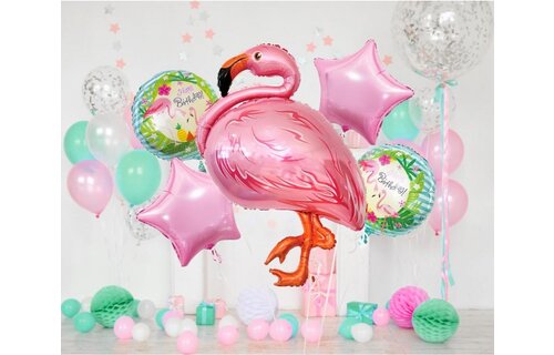 Flamingo - SET van 5 stuks