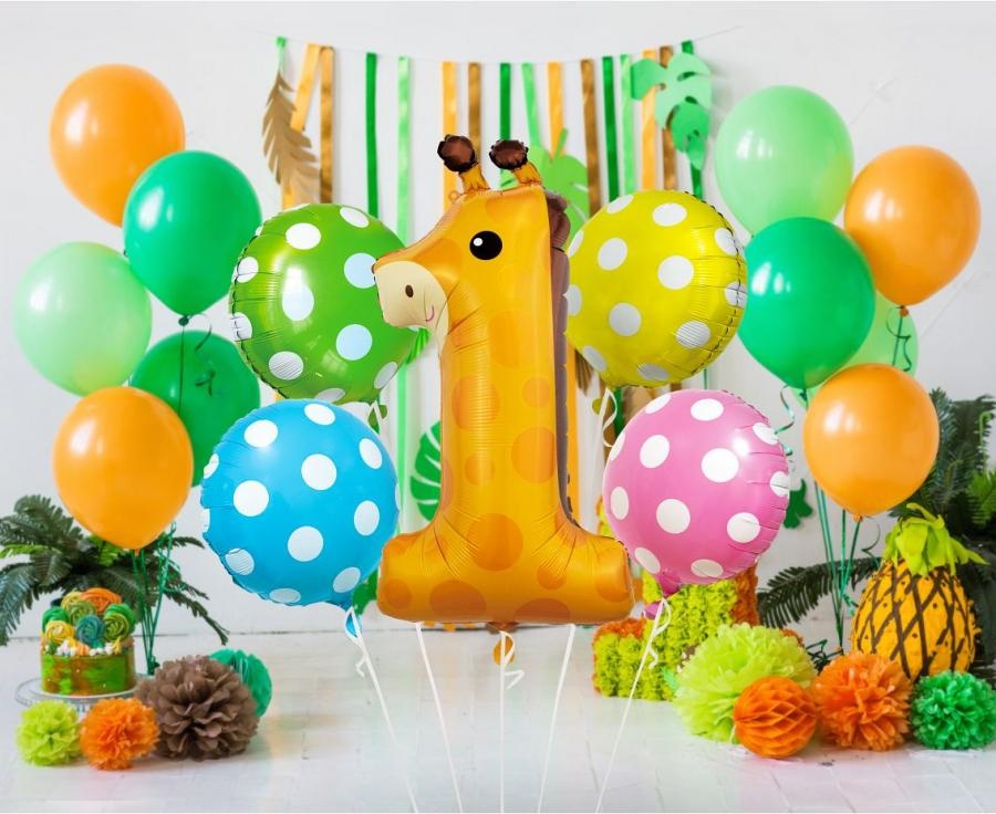 Giraffe Number 1 - SET of 5 pieces