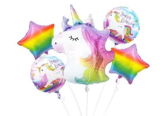 Unicorn - SET van 5 stuks