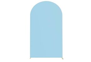 Fabric Cover for  Metal Rainbow Frame - Set/3 - Light Blue