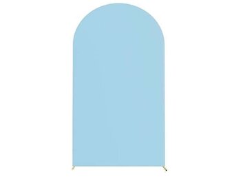 Fabric Cover for Metal Rainbow Frame - Set/3 - Light Blue