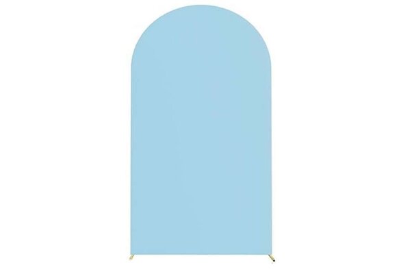 Fabric Cover for  Metal Rainbow Frame - Set/3 - Light Blue