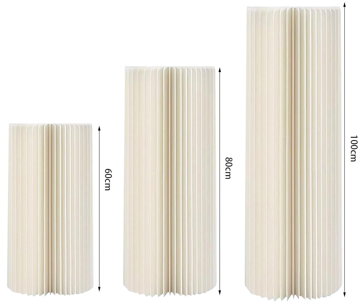 Folding Paper Display - Set of 3