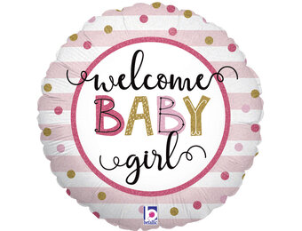 Welcome Baby Girl - 18 inch - Grabo