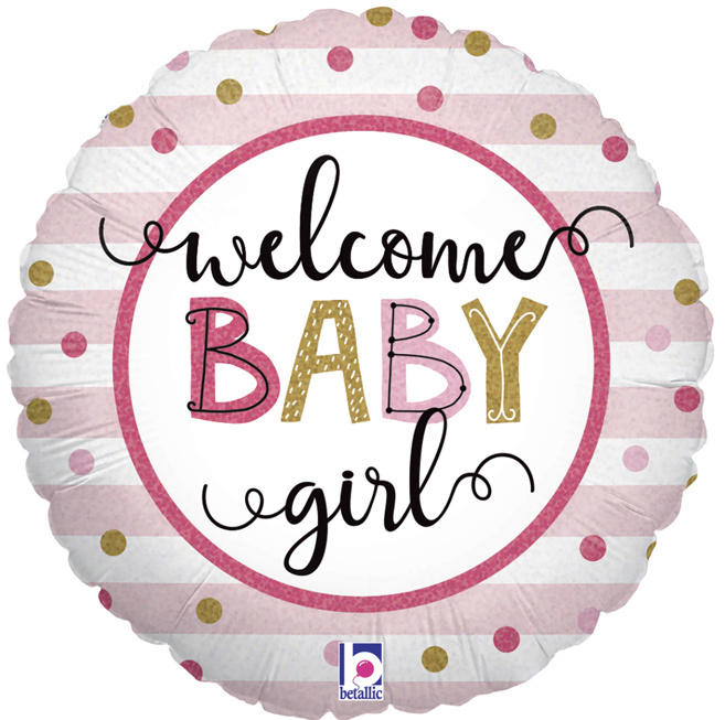 Welcome Baby Girl - 18 inch - Grabo
