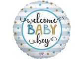 Welcome Baby Boy - 18 inch - Grabo