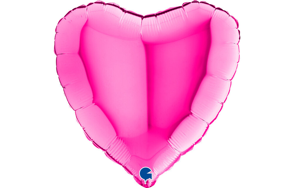 Heart - Magenta - 36 inch - Grabo - 1 stuk