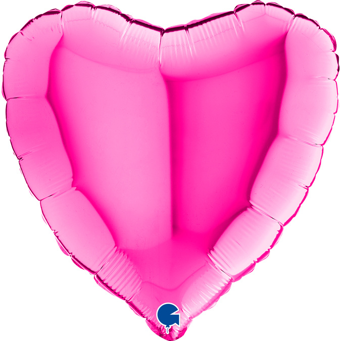 Heart - Magenta - 36 inch - Grabo - 1 stuk