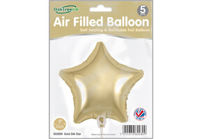 Star - Gold Silk - 9inch - package 5 ct - with valve