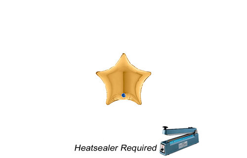 Star - Gold - 4 inch - Grabo - 10 count - delivered empty