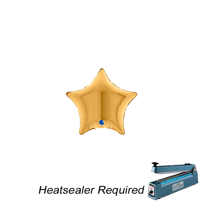 Star - Gold - 4 inch - Grabo - 10 count - delivered empty