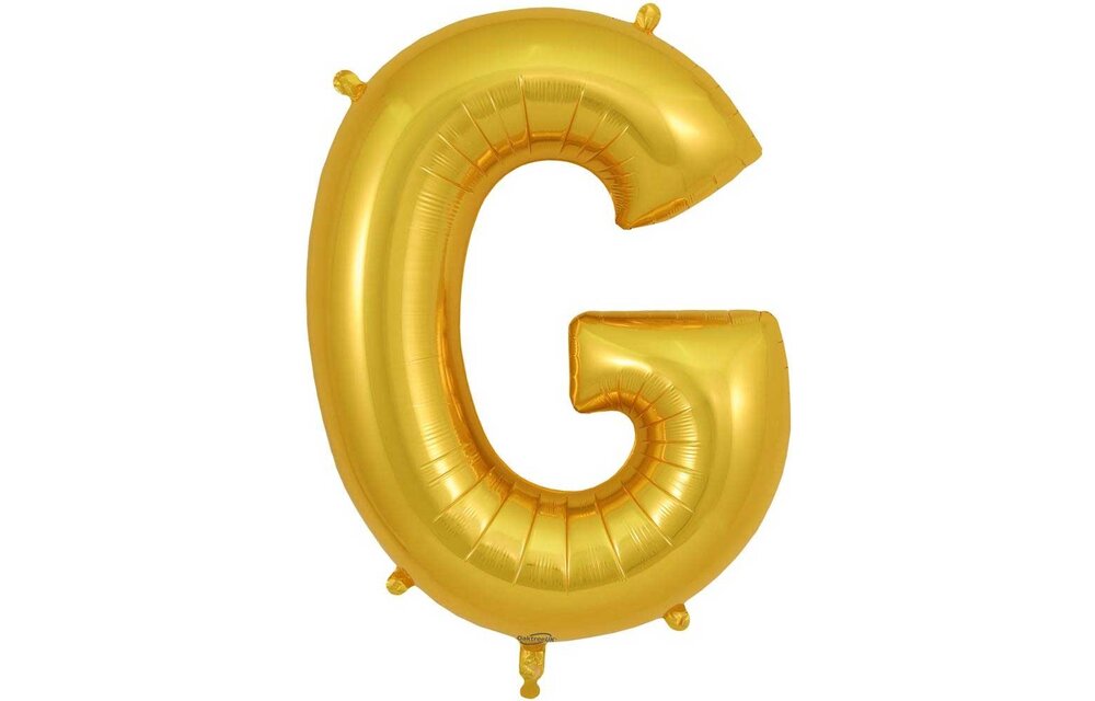 Letter Gold - G - Oaktree 34 inch