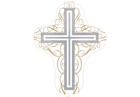 Elegant Cross - 57x70cm