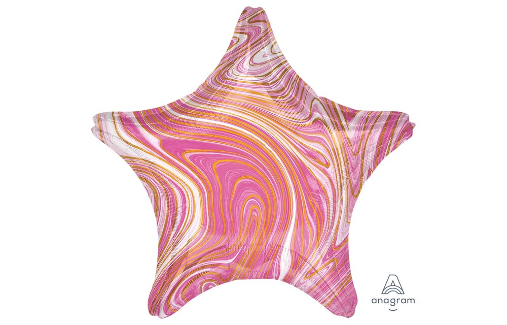 SALE > Star - Marblez Pink - 18 inch - Anagram