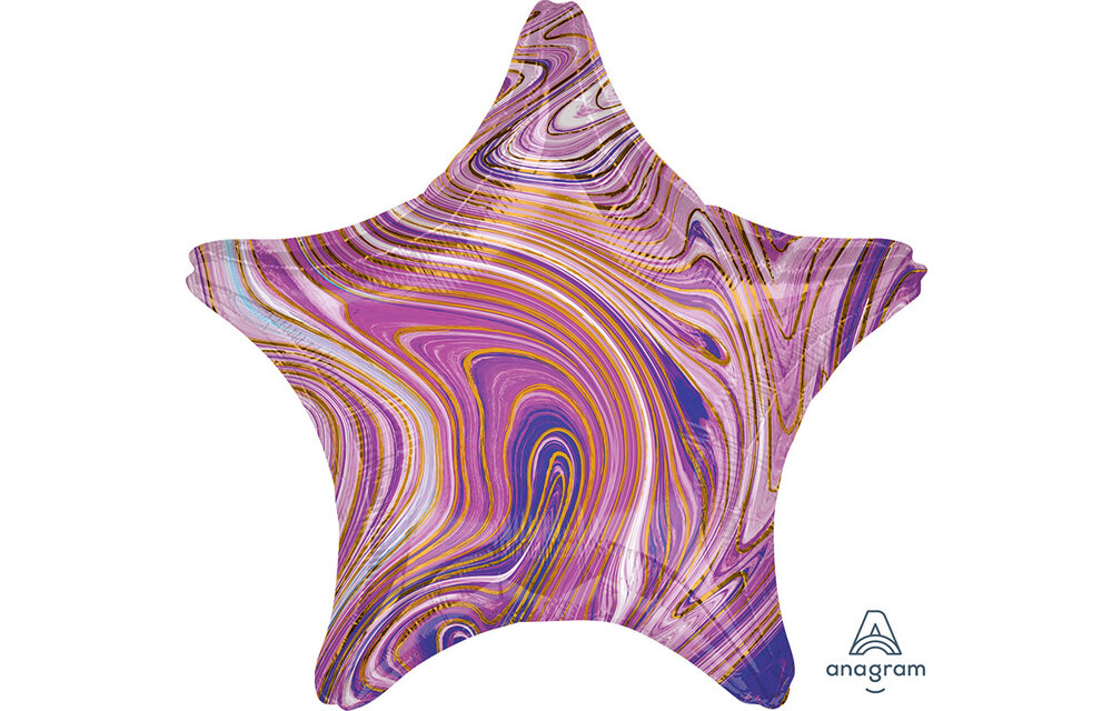 SALE > Star - Marblez Purple - 18 inch - Anagram