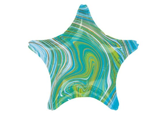 SALE > Star - Marblez Blue Green - 18 inch - Anagram