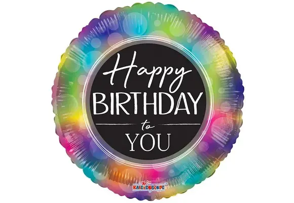 Birthday - to You Rainbow - 18 inch - Kaleidoscope