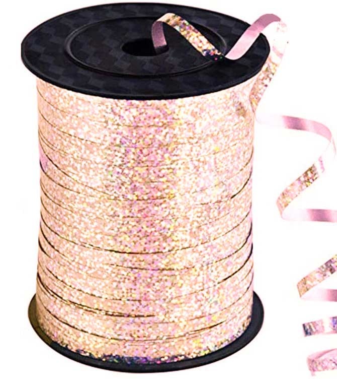 SALE > Krullint - Holographic Rose Gold - 5mm - 450m