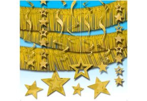 Amscan Room Decorating Kit - Gold - 21stks