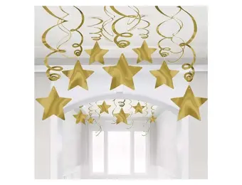 Amscan Shooting Stars Gold - 24 inch - 15stks