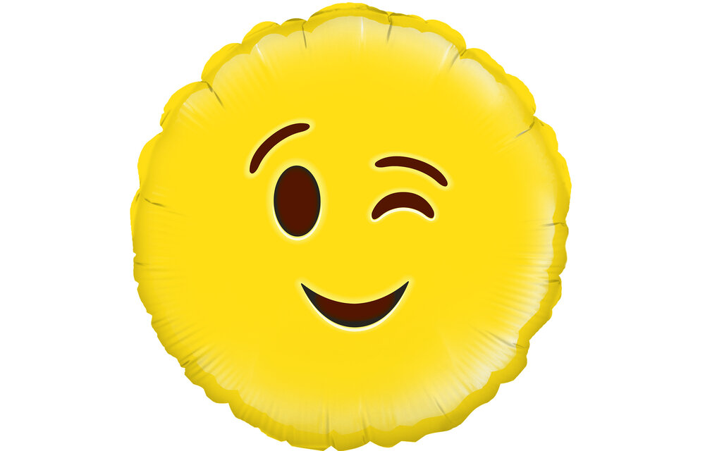 Emoji Wink - 18 inch - Oaktree