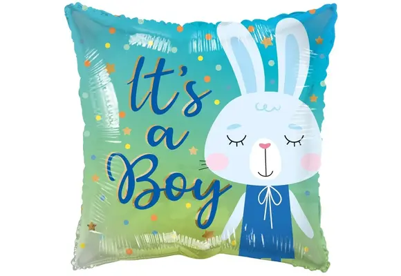 ECO - Pillow It's A Boy Rabbit - 18 inch - Kaleidoscope.