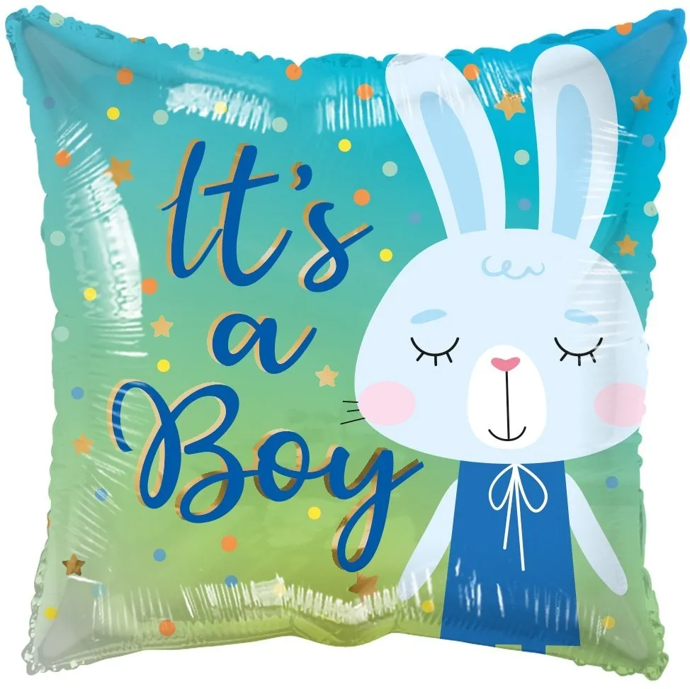 ECO - Pillow It's A Boy Rabbit - 18 inch - Kaleidoscope
