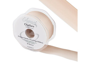 Ombre Ribbon - Champagne - 38mm x 20m