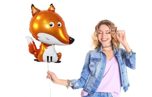 Fox smiling - 62x50cm