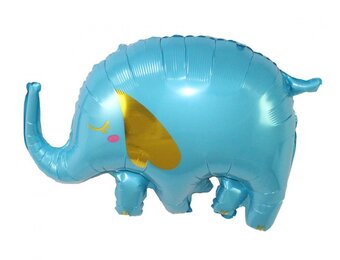 Elephant - Baby Blue - 40x58cm