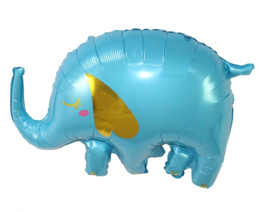 Elephant - Baby Blue - 40x58cm