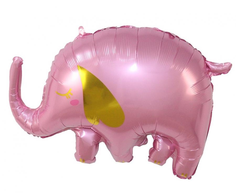 Elephant - Baby Pink - 40x58cm
