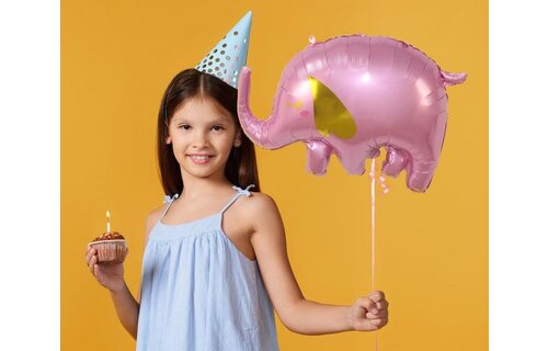 Elephant - Baby Pink - 40x58cm