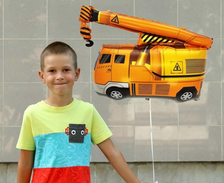 Crane Truck - 65x45cm