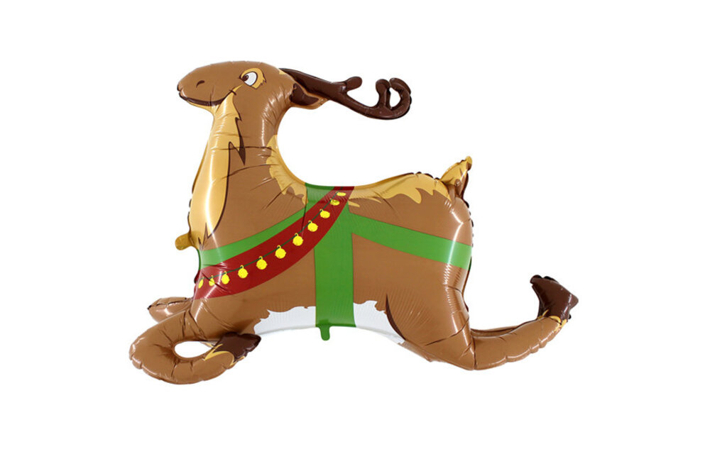 Santa Reindeer - 3D - 46 inch - Grabo