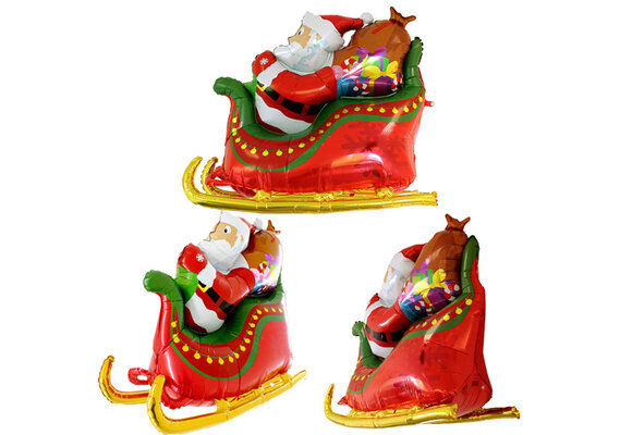 Santa Sleigh - 3D - 46 inch - Grabo
