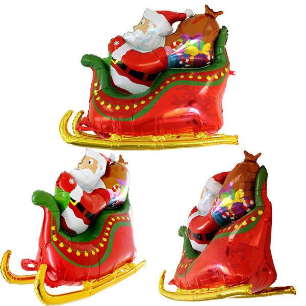 Santa Sleigh - 3D - 46 inch - Grabo