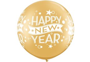 Q.3FT - New Year Confetti Dots - Gold- 2 pcs