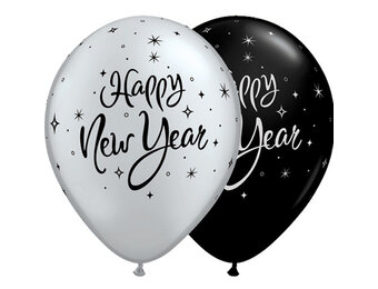 Q.11 - New Year Sparkle - Onyx Black/Silver - 25 stuks