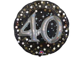 Sparkling Birthday 40 - MULTI Balloon