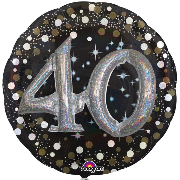 Sparkling Birthday 40 - MULTI Balloon