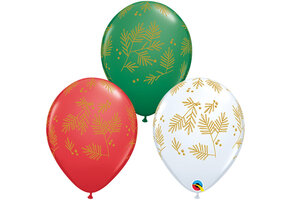 Qualatex 11 inch - Christmas - Assortment - 25 stuks