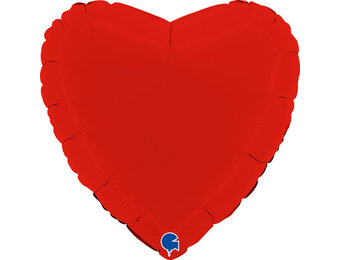 Heart - Matte Red - 18 inch - Grabo