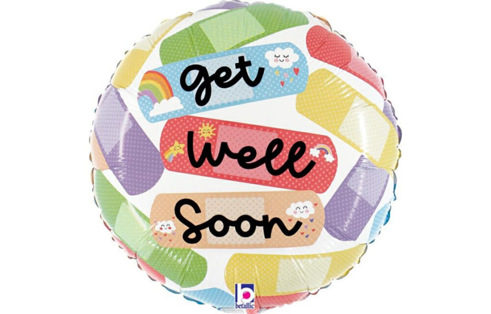 MICRO - Get Well Bandaid - 9inch - Betallic - 5 pieces