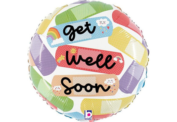 MICRO - Get Well Bandaid - 9inch - Betallic - 5 pcs