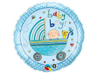 MICRO - Baby Boy - Rachel Ellen - 9 inch - Qualatex - 5 stuks